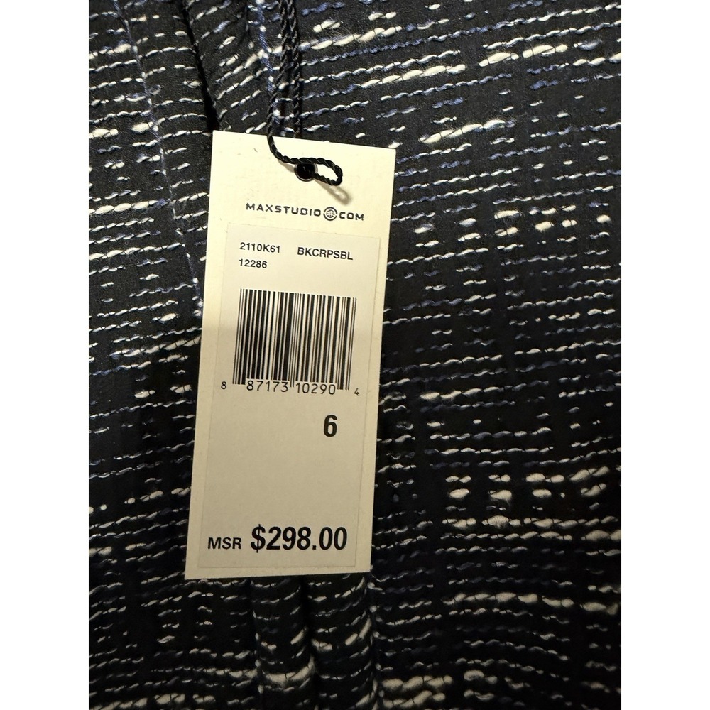 Leon Max Limited Edition Tweed Multi Black Blazer Women's Size 6 - Picture 13 of 13
